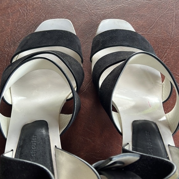 Proenza Schouler Suede Sandal with Copper Heel - Picture 11 of 13